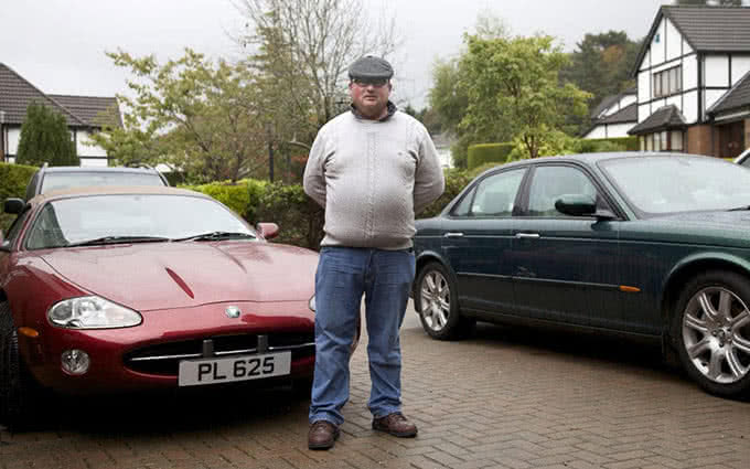 Lottery winner Peter Lavery buys luxury cars